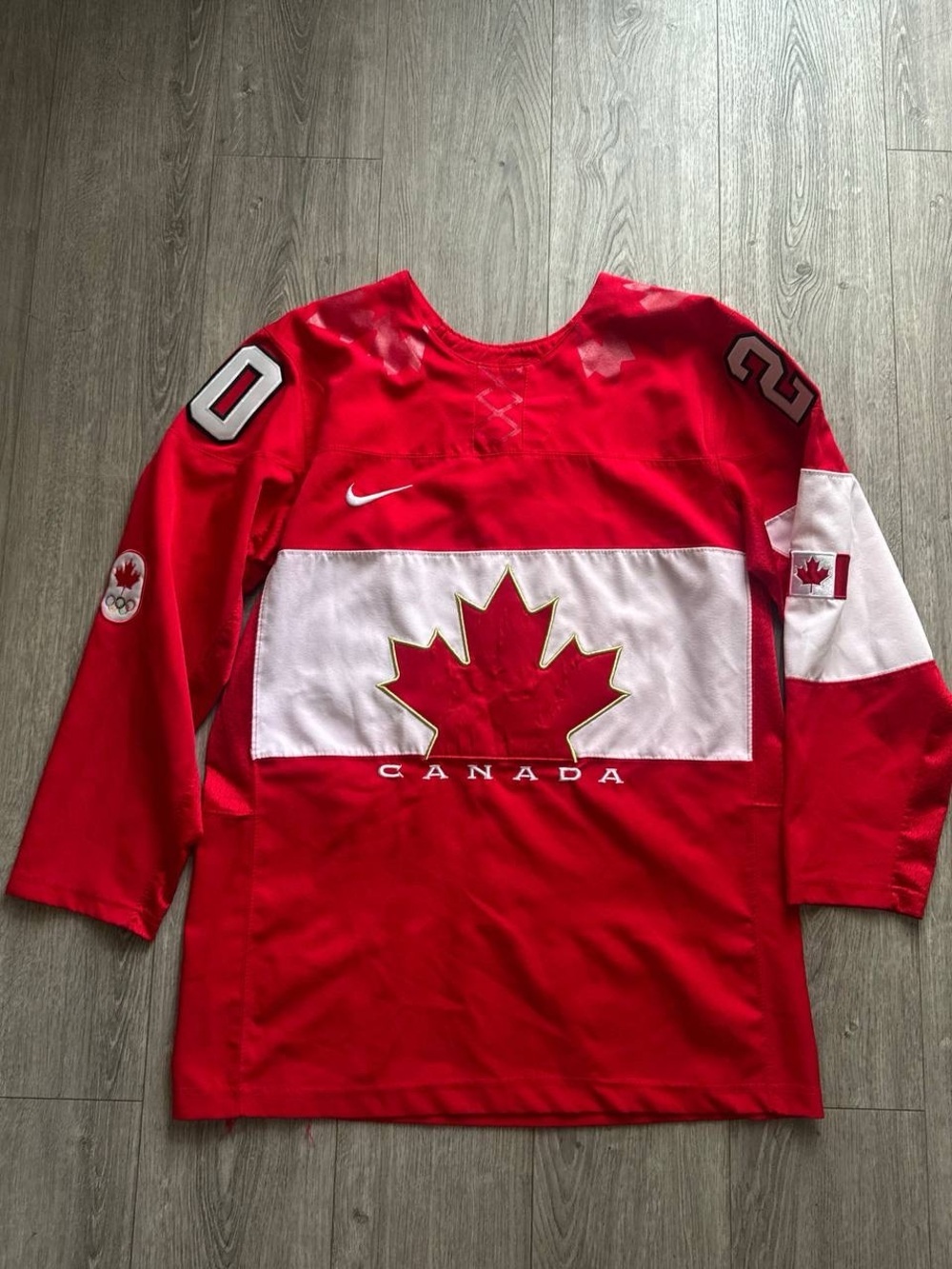 JOHN TAVARES 2014 TEAM CANADA NIKE OLYMPIC HOCKEY JERSEY L SIZE (73)